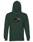 Patience - "This is Where He Stood" Hoodie Bottle Green XS 39