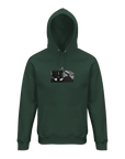 Patience - "This is Where He Stood" Hoodie Bottle Green XS 19