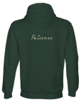 Patience - "This is Where He Stood" Hoodie Bottle Green XS 40