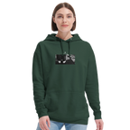Patience - "This is Where He Stood" Hoodie Bottle Green XS 5