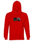 Patience - "This is Where He Stood" Hoodie Bright Red XS 49