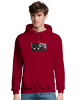 Patience Hoodie "This is Where He Stood"Burgundy 16