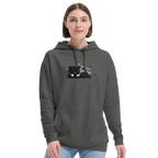 Patience - "This is Where He Stood" Hoodie charcoal melange XS 5