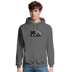 Patience - "This is Where He Stood" Hoodie charcoal melange XS 3