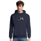 Patience - "This is Where He Stood" Hoodie French Navy XS 3