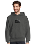 Patience - "This is Where He Stood" Hoodie Grey Melange XS 3