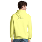 Patience - "This is Where He Stood" Hoodie Light Yellow XS 4