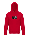Patience - "This is Where He Stood" Hoodie Red XS 24