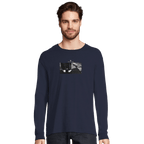 Patience - "This is Where He Stood" Long sleeve French Navy XS 2