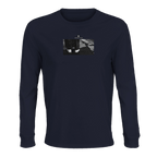 Patience - "This is Where He Stood" Long sleeve French Navy XS 3