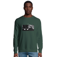 Patience - "This is Where He Stood" Sweatshirt Bottle Green 3