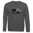 Patience - "This is Where He Stood" Sweatshirt Grey Melange 1