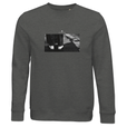 Patience - "This is Where He Stood" Sweatshirt Grey Melange 1