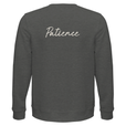 Patience - "This is Where He Stood" Sweatshirt Grey Melange 2