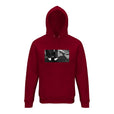 Patience - "This is Where He Stood" Hoodie Burgundy 1