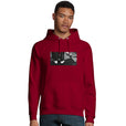 Patience - "This is Where He Stood" Hoodie Burgundy 3