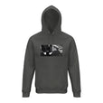 Patience - "This is Where He Stood" Hoodie charcoal melange 1