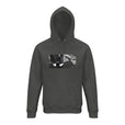Patience - "This is Where He Stood" Hoodie Grey Melange 1