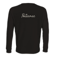Patience - "This is Where He Stood" Long sleeve Deep Black 2