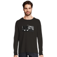 Patience - "This is Where He Stood" Long sleeve Deep Black 3