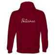 Patience - "This is Where He Stood" Hoodie Burgundy 2
