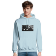 Patience - "This is Where He Stood" Hoodie creamy blue 3