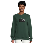 Patience - "This is Where He Stood" Sweatshirt Bottle Green XS 6