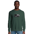 Patience - "This is Where He Stood" Sweatshirt Bottle Green XS 3