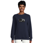 Patience - "This is Where He Stood" Sweatshirt French Navy XS 5
