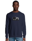 Patience - "This is Where He Stood" Sweatshirt French Navy XS 36