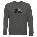 Patience - "This is Where He Stood" Sweatshirt Grey Melange XS 1