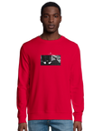 Patience - "This is Where He Stood" Sweatshirt Red XS 24