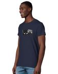 Patience - "This is Where He Stood" T-shirt French Navy XS 6