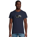 Patience - "This is Where He Stood" T-shirt French Navy XS 4