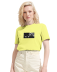 Patience - "This is Where He Stood" T-shirt Light Yellow XS 6