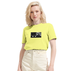 Patience - "This is Where He Stood" T-shirt Light Yellow XS 6