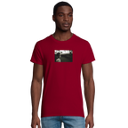 Presence - "Cuba Girl" T-shirt Burgundy XS 4