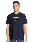 Presence - "Cuba Girl" T-shirt French Navy XS 4