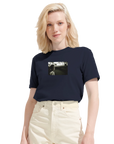 Presence - "Cuba Girl" T-shirt French Navy XS 6