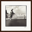 Ready to Fly Framed print 30x30 cm / 12x12″ Dark wood frame 34