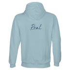 Real - "Around and Around" Hoodie creamy blue XS 2