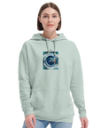 Real - "Around and Around" Hoodie creamy green XS 5