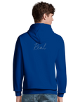 Real - "Around and Around" Hoodie Royal Blue XS 4