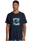 Real - "Around and Around" T-shirt French Navy 4