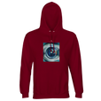 Real - "Around and Around" Hoodie Burgundy 1