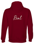 Real - "Around and Around" Hoodie Burgundy 2