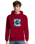 Real - "Around and Around" Hoodie Burgundy 3