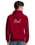 Real - "Around and Around" Hoodie Burgundy 4