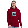 Real - "Around and Around" Hoodie Burgundy 5