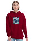 Real - "Around and Around" Hoodie Burgundy 5